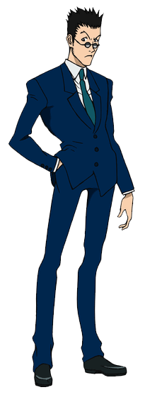 Imagem do personagem leorio, do anime hunter x hunter.
